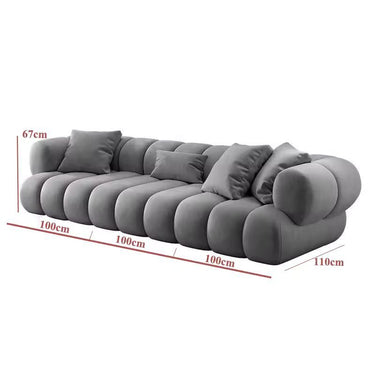 Nordic Modern L Shape Corner Living Room Modular Sectional Sofa Couch Set